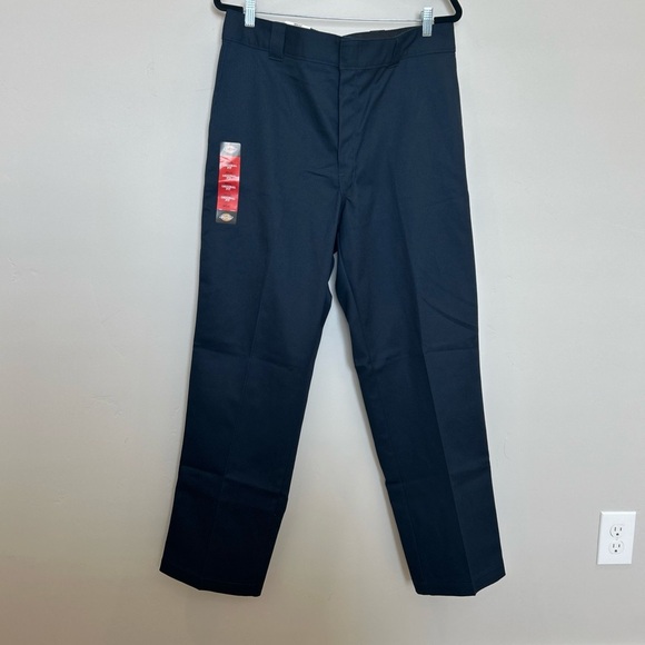 Men’s Dickies Original 874 Original Fit Uniform Work Pants, Navy, 38x32 - Picture 3 of 8